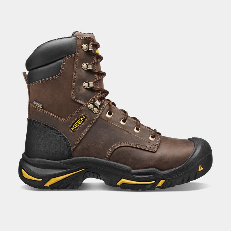 Keen Mt Vernon 8" Steel Toe - Erkek Iş Botu - Kahverengi - Turkey (836097ADM)